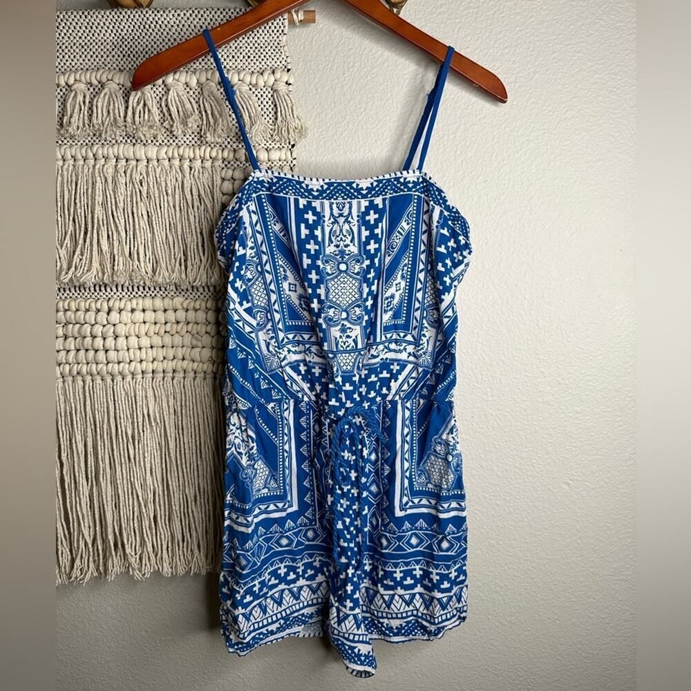 Flying Tomato Blue Shorts Romper M